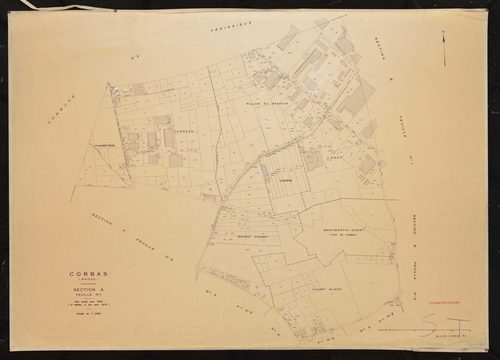 Section A feuille n°1. Plan révisé pour 1936. 2e édition à jour pour 1978.
