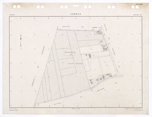 Section AB. Feuille remaniée pour 1987.