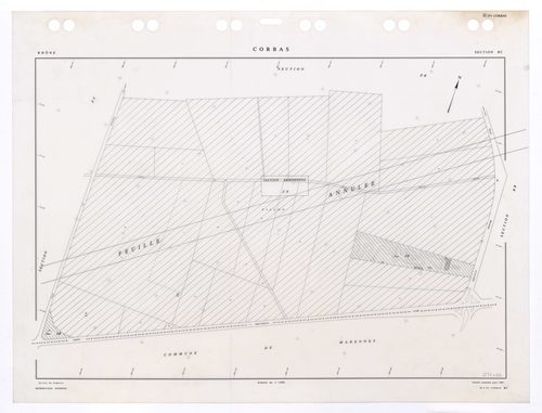 Section BC. Feuille remaniée pour 1987. Plan annulé : incorporé dans la zone remembrée ZB.