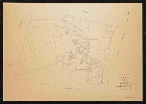 Section A feuille n°6. Plan révisé pour 1936. 2e édition à jour pour 1978.
