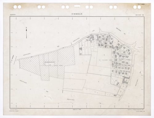 Section CB. Feuille remaniée pour 1987.