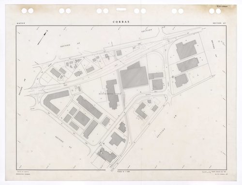 Section AT. Feuille remaniée pour 1987.