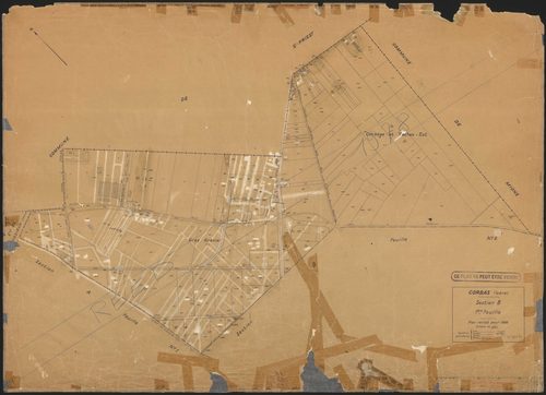 Section B feuille n°1. Plan révisé pour 1936. Réédité pour 1978.
