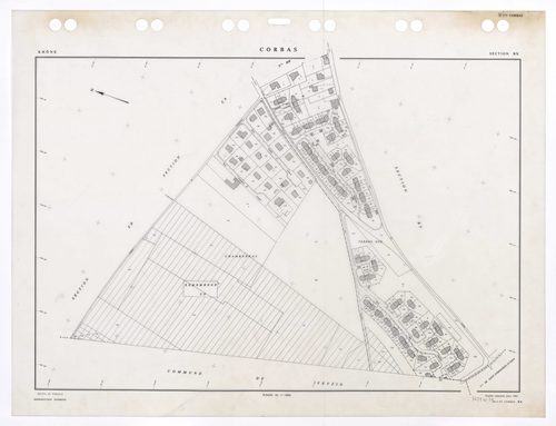 Section BX. Feuille remaniée pour 1987.