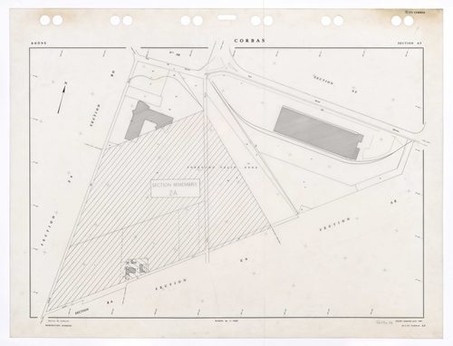 Section AY. Feuille remaniée pour 1987.