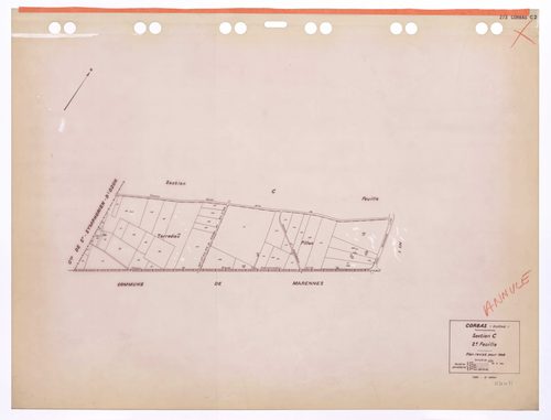 Section C feuille n°2. Plan révisé pour 1936. 2e édition pour 1980. Plan annulé.