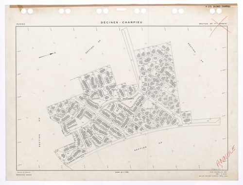 Section AP annexe. Feuille renouvelée pour 1956. 4e édition à jour pour 1980. Plan annulé.