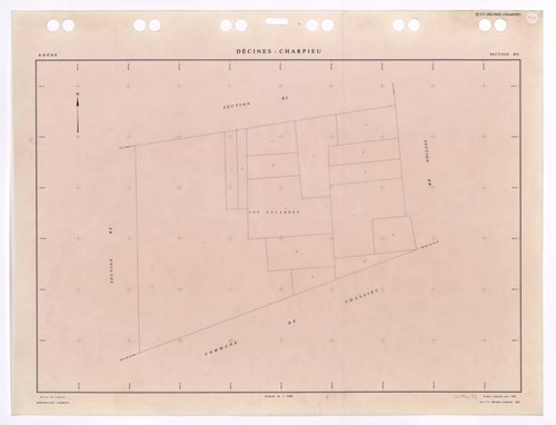 Section BX. Feuille remaniée pour 1988.