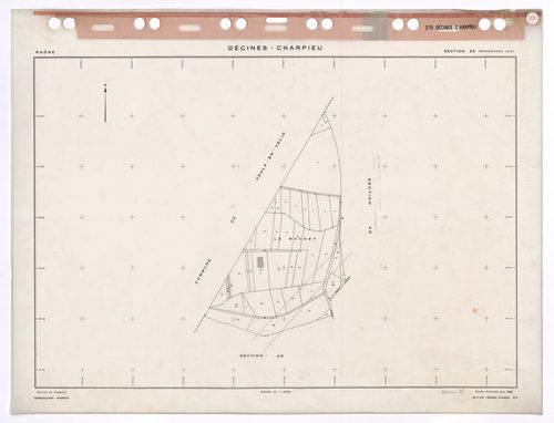 Plans minutes de conservation (PMC). Section ZA. Feuille renouvelée pour 1983.