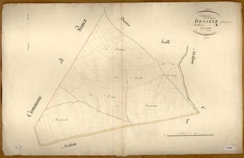 Section A dite de Ratier, les Prés et Machet, feuille n°2.