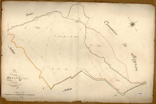 Section B dite de Chessieu, feuille n°2.