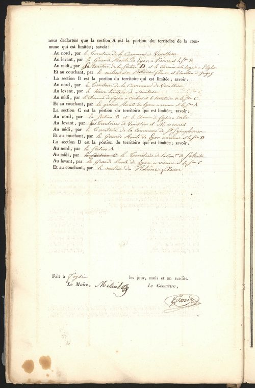 Feyzin, 7 mai 1829.