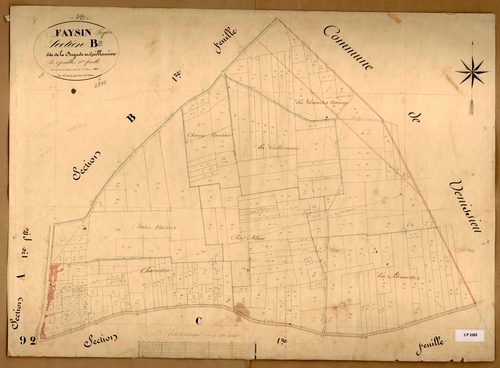 Section B dite de la Bégude et Guillermine, feuille n°2.
