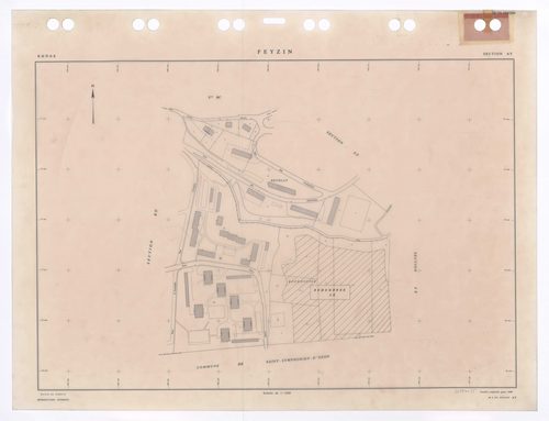 Section AY. Feuille remaniée pour 1988.