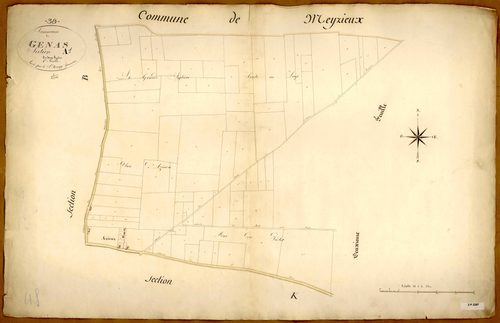 Section A dite des Tâches, feuille n°1.
