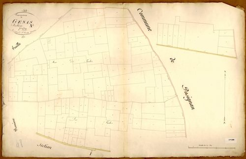 Section A dite des Tâches, feuille n°1.