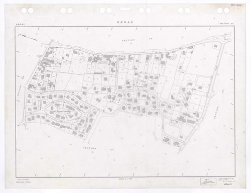 Section AT. Feuille remaniée pour 1995.