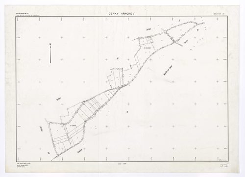 Section ZI. Plan établi en 1989.