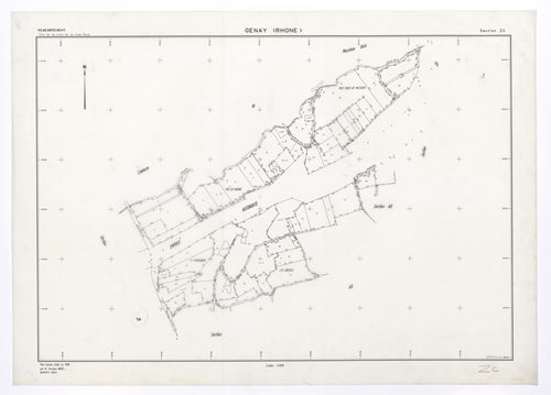 Section ZC. Plan établi en 1989.