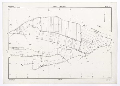 Section ZE. Plan établi en 1989.
