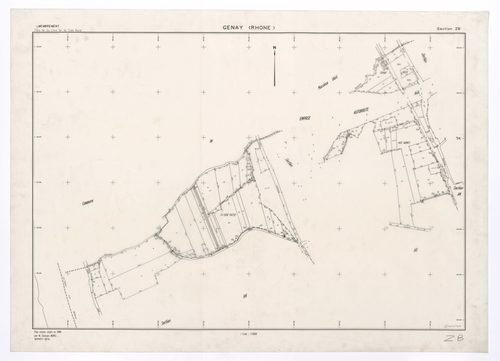 Section ZB. Plan établi en 1989.