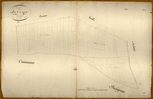 Section D dite des Bruyères, feuille n°2.