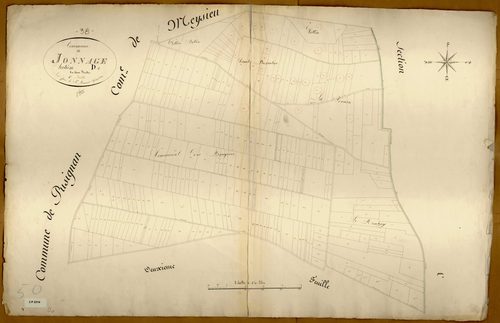 Section D dite des Bruyères, feuille n°1.