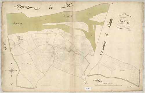 Section B dite de Jons et Bianne, feuille unique.