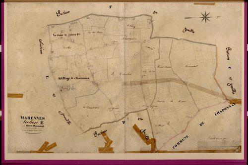 Section E dite de Marennes, feuille n°1.