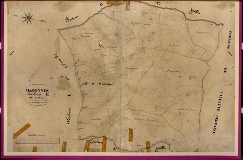 Section E dite de Marennes, feuille n°2.