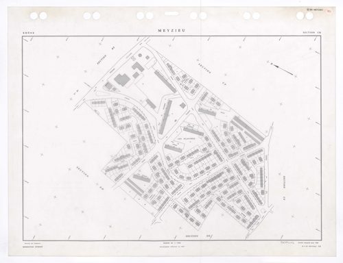 Section CR. Feuille remaniée pour 1990.