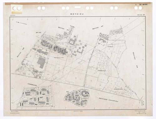 Section AP. Feuille renouvelée pour 1955. 4e édition pour 1979. Plan remanié pour 1990.