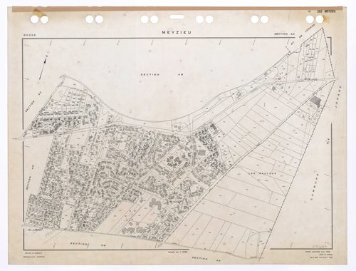 Section AD. Feuille renouvelée pour 1955. 3e édition à jour pour 1979. Plan remanié pour 1990.