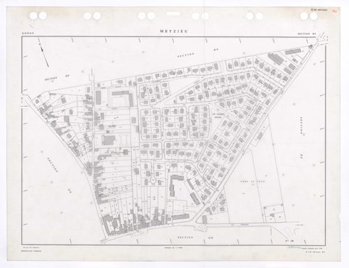Section BY. Feuille remaniée pour 1990.