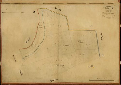 Section A dite du Carreau, feuille n°3.