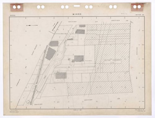 Section AN. Feuille remaniée pour 1985.