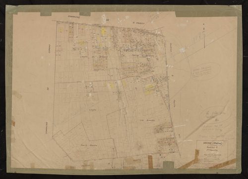 Section A 1ère feuille. Plan révisé pour 1938. Réédité pour 1975.