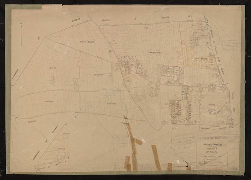 Section A 2e feuille. Plan révisé pour 1938. Réédité pour 1975.