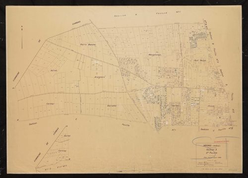 Section A feuille n°2. Plan révisé pour 1938. 2e édition à jour pour 1975.
