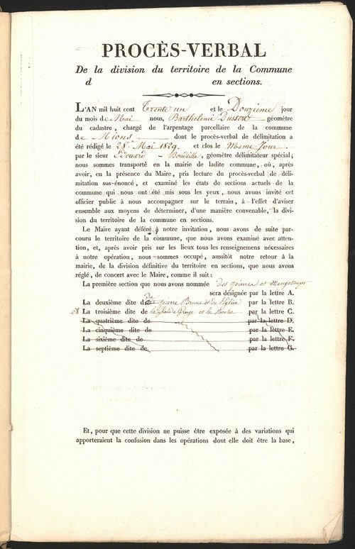 Mions, 28 mars 1829.