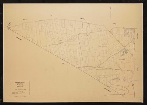 Section C feuille n°1. Plan révisé pour 1938. 2e édition à jour pour 1975.