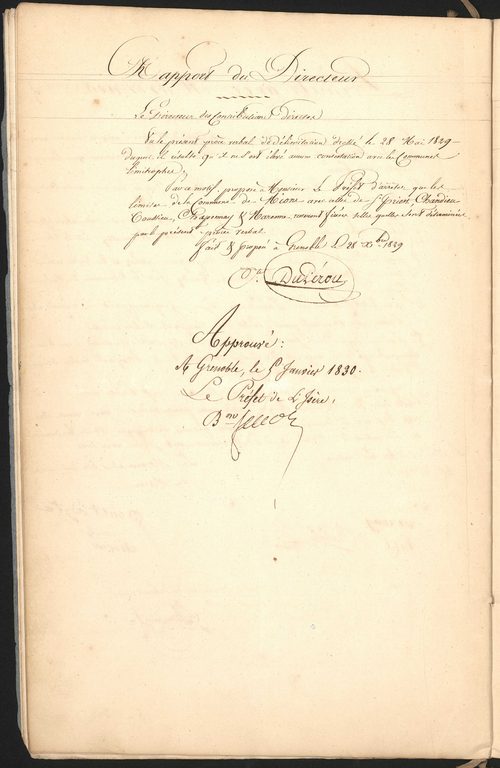 Mions, 28 mars 1829.