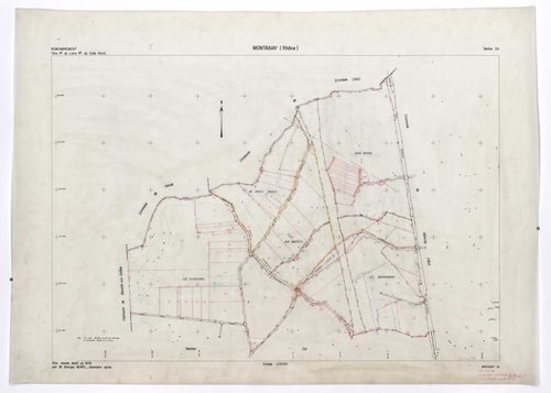 Section ZA. Plan établi en 1976.