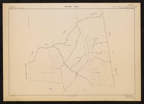 Section ZA. Plan établi en 1977.