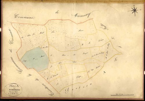 Section A des Echerolles, feuille n°3.