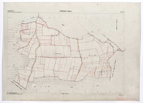 Section ZD. Plan établi en 1976.