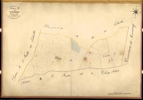 Section A dite des Echerolles, feuille n°2.