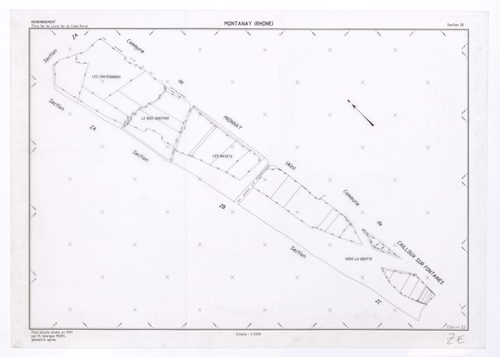 Section ZE. Plan établi en 1991.
