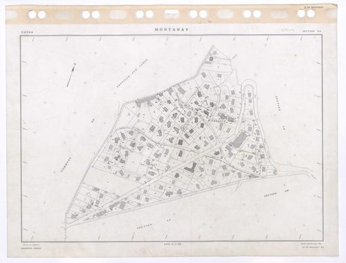 Section AA. Feuille remaniée pour 1992.