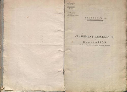 État de sections.